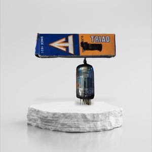 NOS Triad Japan 6CL8 Electron Vacuum Tube Boxed 10 Plns Radio Stereo Amp Vintage